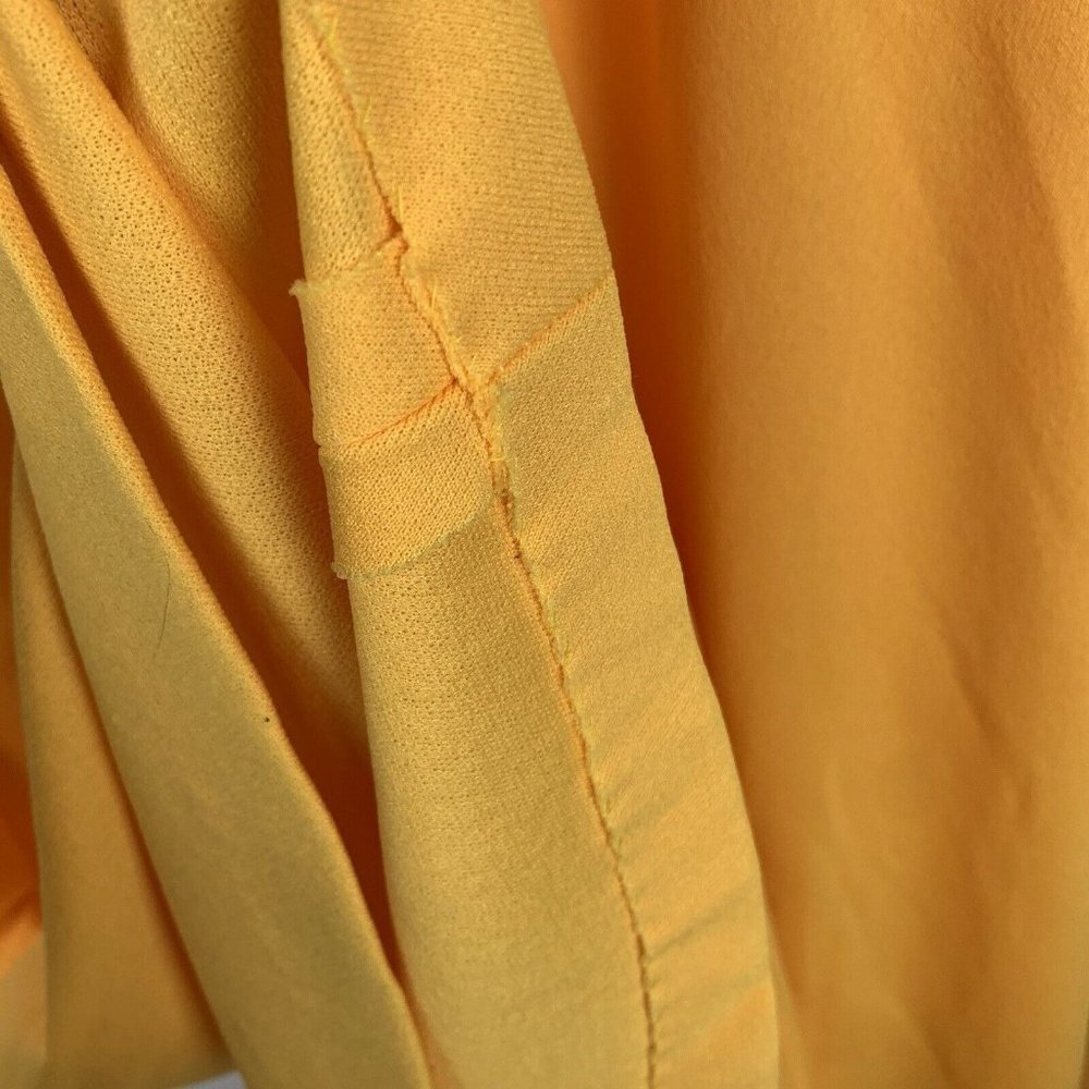 Vintage Handmade Women's S Mustard Yellow Maxi Dress Boho Retro - Picture 5 of 7